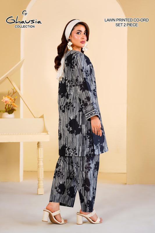 Printed Lawn Kurta 2 piece