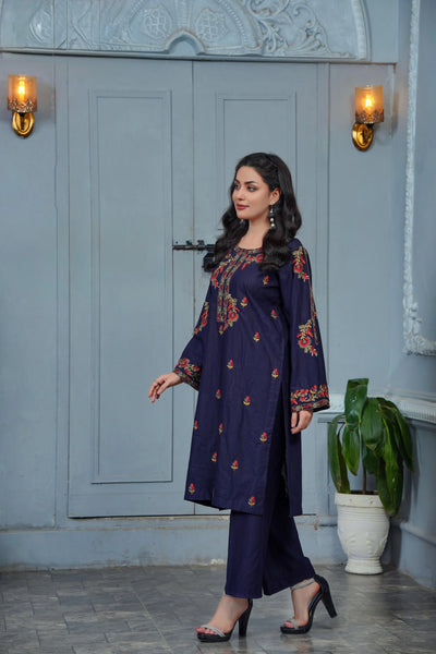 Embroidered Cambric Cotton 2pc ~ G1899 Ghausia Collection