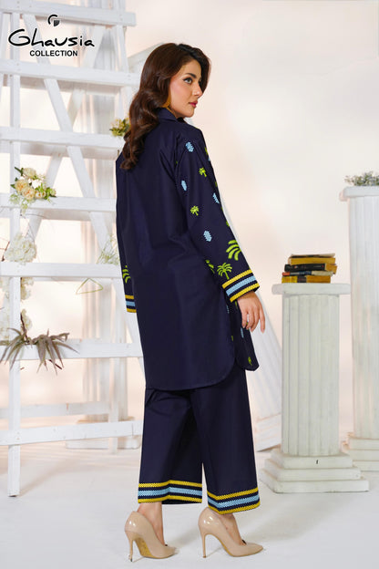 Lawn Embroidered kurti 2P - G2341