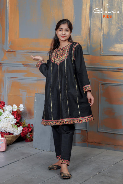 Kids Embroidered frock - K001