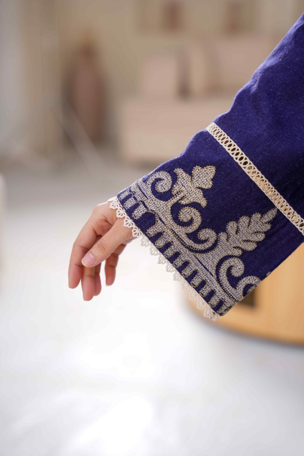 Embroidered  Wool 2pc Kurta - G2267