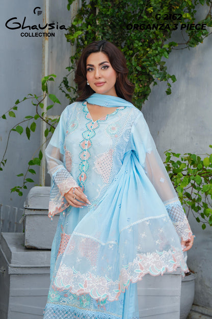 Organza Silk 3 Piece - G2162