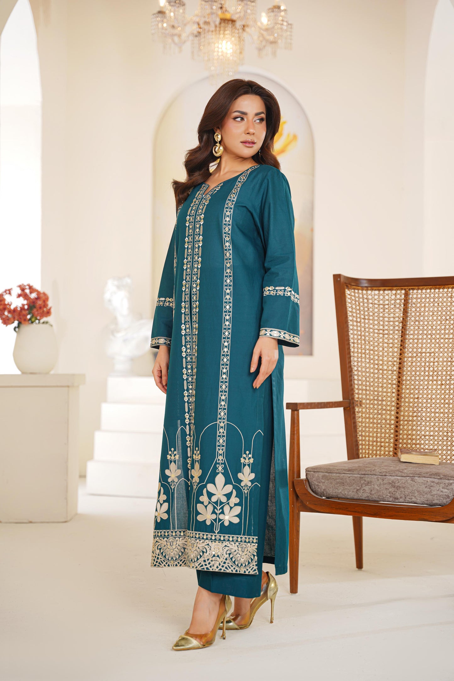 Lawn Embroidered Kurta 2P - G2291