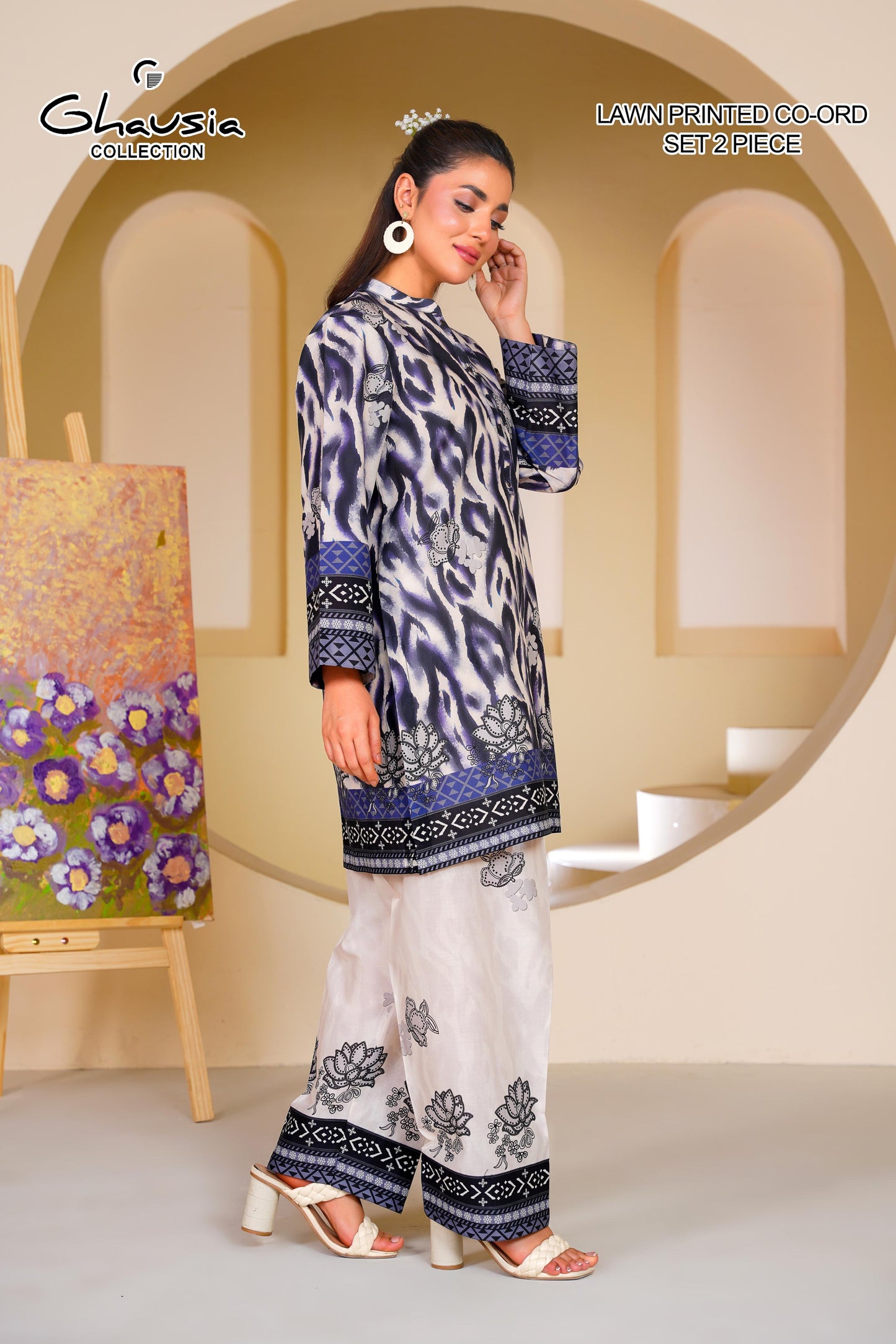 Printed Lawn Kurta 2 piece