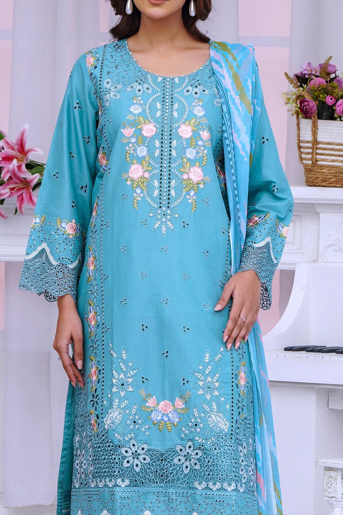 Lawn Embroidered Kurta 3P - G2161