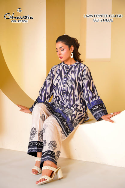 Printed Lawn Kurta 2 piece