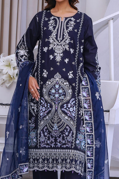 Lawn Embroidered Kurta 3P - G2196