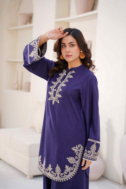 Embroidered  Wool 2pc Kurta - G2267