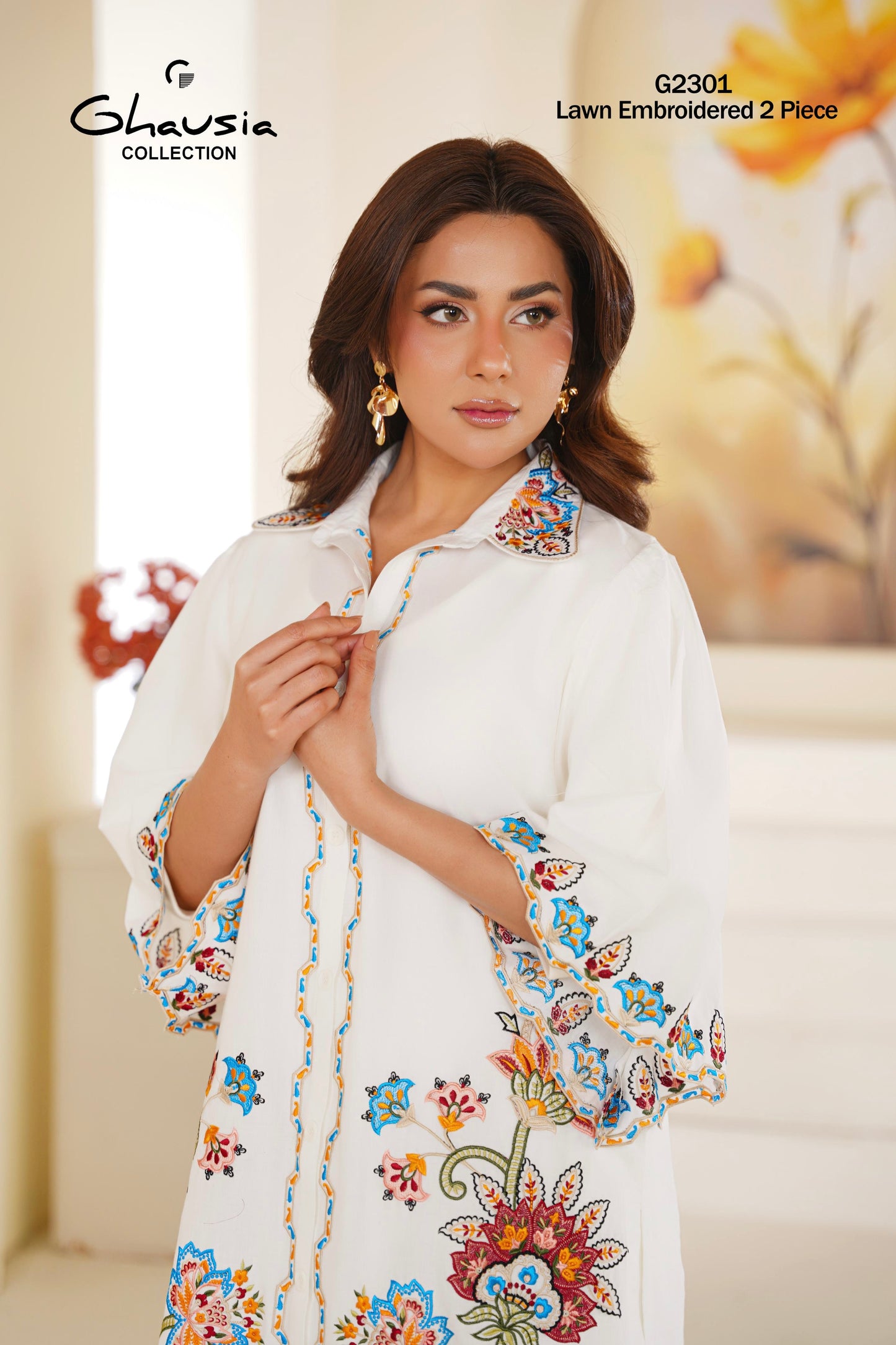 Lawn Embroidered 2P - G2301
