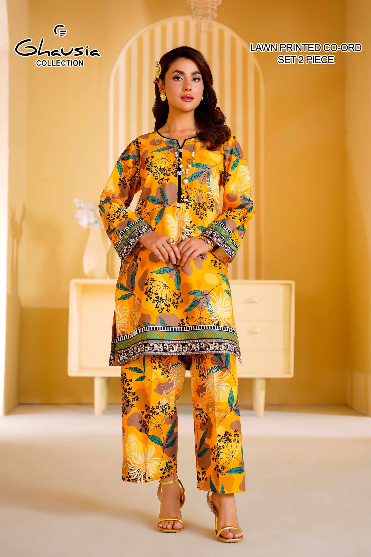 Printed Lawn Kurta 2 piece