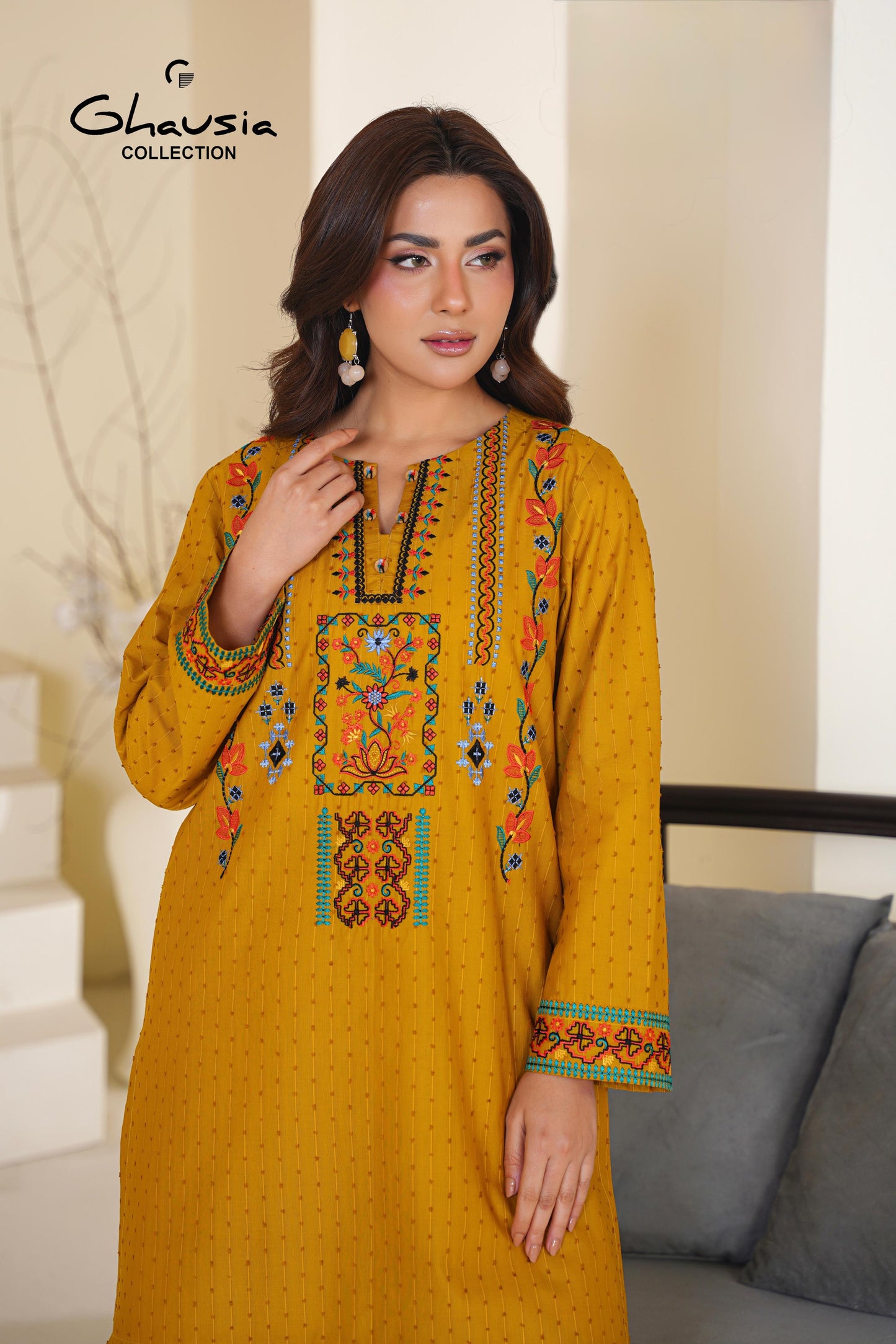 Lawn Embroidered Kurta 2P - G2300