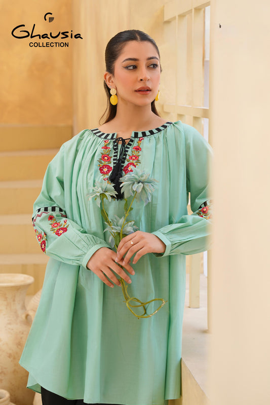 Cotton Embroidered Top 1P - G2244