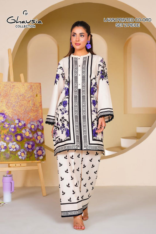 Printed Lawn Kurta 2 piece