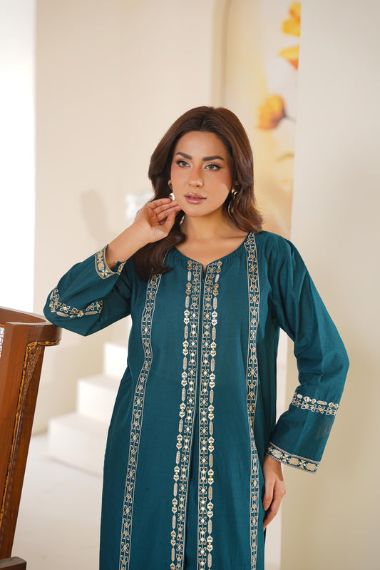 Lawn Embroidered Kurta 2P - G2291