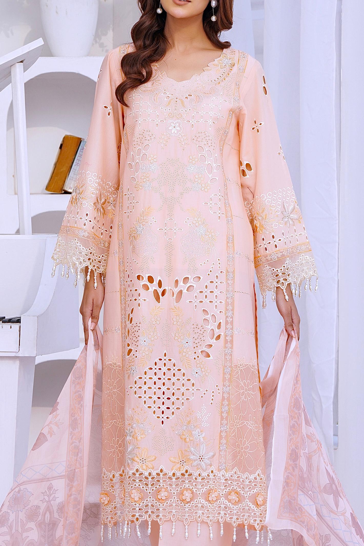 Lawn Embroidered Kurta 3P - G2160