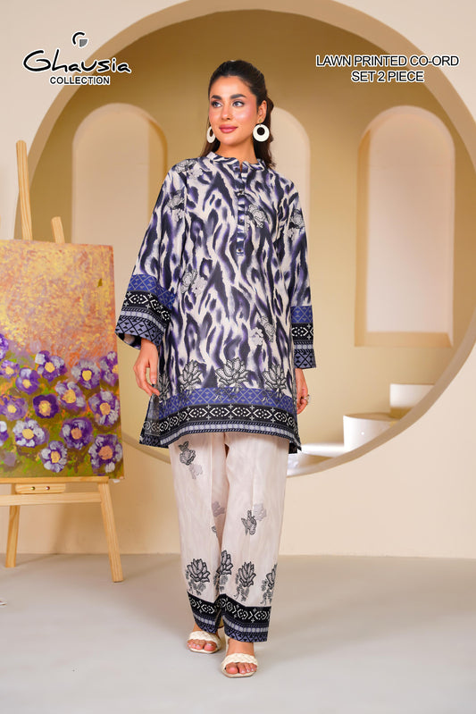 Printed Lawn Kurta 2 piece