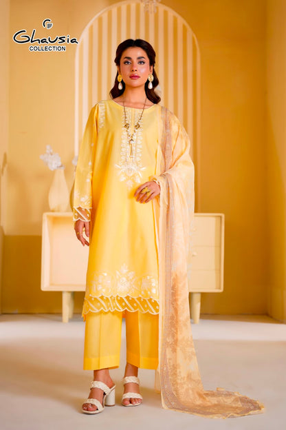 Lawn Embroidered Kurta 3P - G2401