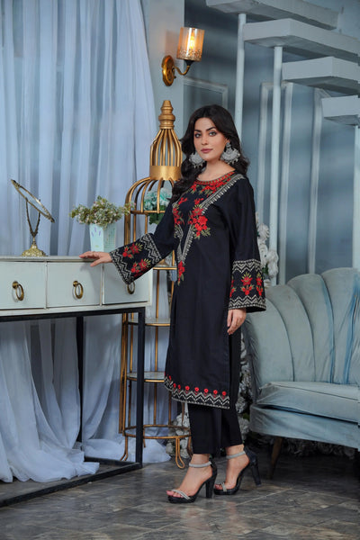 Embroidered Cambric Cotton 2pc - G1905 Ghausia Collection